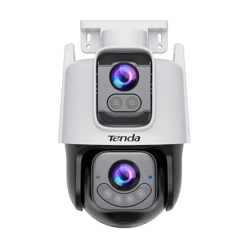 Tenda CH9-WCA Dual-Lens Pan/Tilt Wi-Fi 3MP+3MP Color Outdoor SD Card Two-Way audio