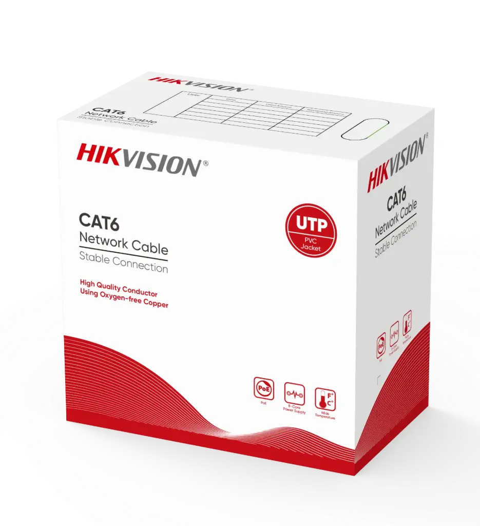 Hikvision DS-1LN6-UU CAT6 U/UTP Cable