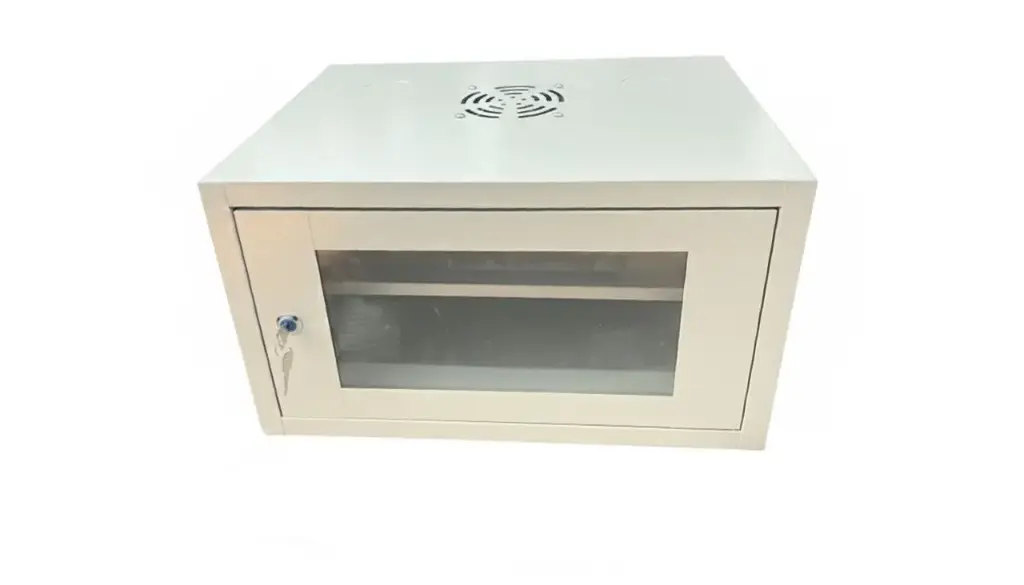 Economy Rack 6U Lite Glass Door with Lock + Fan + PDU