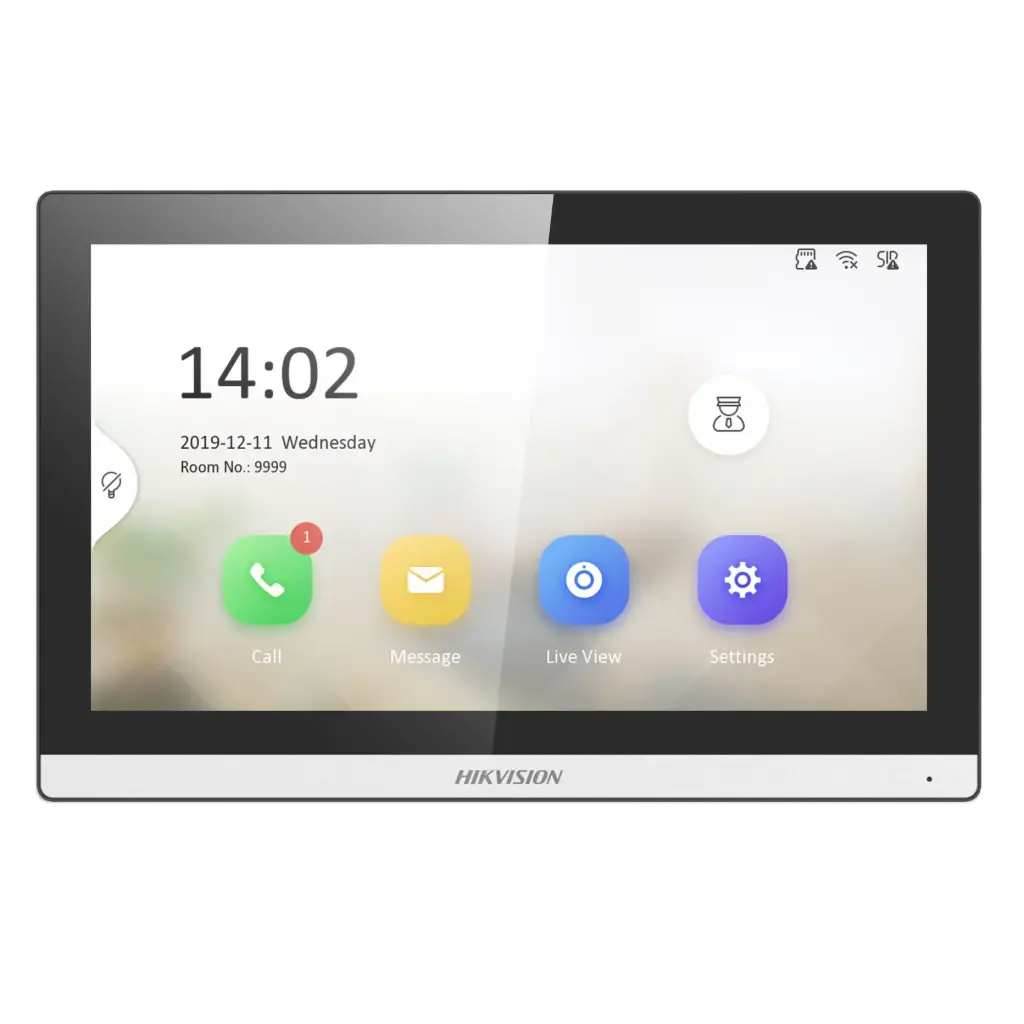 Hikvision DS-KH6350-WTE1 IP Indoor Station 7-inch colorful touch screen