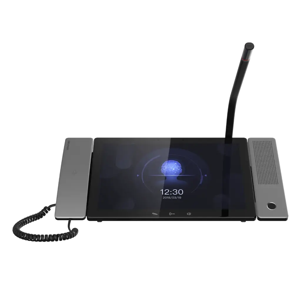 Hikvision DS-KM9503 Android IP Indoor Station 10-inch colorful touch screen, Mic, Handset
