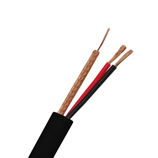 [DS-1LH1SCAR1742C 200m] Hikvision DS-1LH1SCAR1742C RG174+Power cable 100m