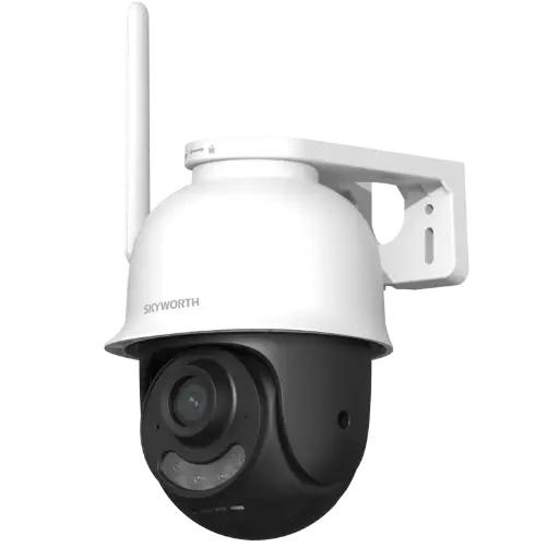 [SKH-I63D4H2] SKYWORTH SKH-I63D4H2 Pan/Tilt Wi-Fi 3MP Color Outdoor SD Card Two-Way audio