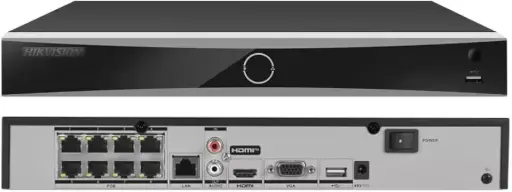 [DS-7608NXI-K1/8P] Hikvision NVR DS-7608NXI-K1/8P Acusense 8CH 4K PoE Switch