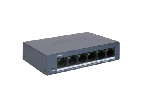 [DS-3E0106MP-E/M] Hikvision DS-3E0106MP-E/M 4-Port  PoE10/100Mbps, 2 Uplink 10/100