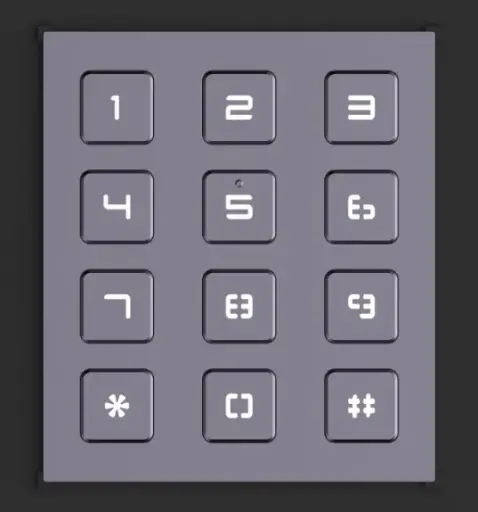 [DS-KD-KP] Hikvision DS-KD-KP Keybad Module Villa Door Station